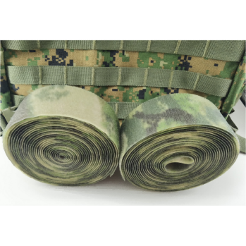 Durable Camouflage Hook-and-Loop Fastener with Irregular Pattern - Perfect for Tactical Gear, Military Apparel, and Outdoor Accessories